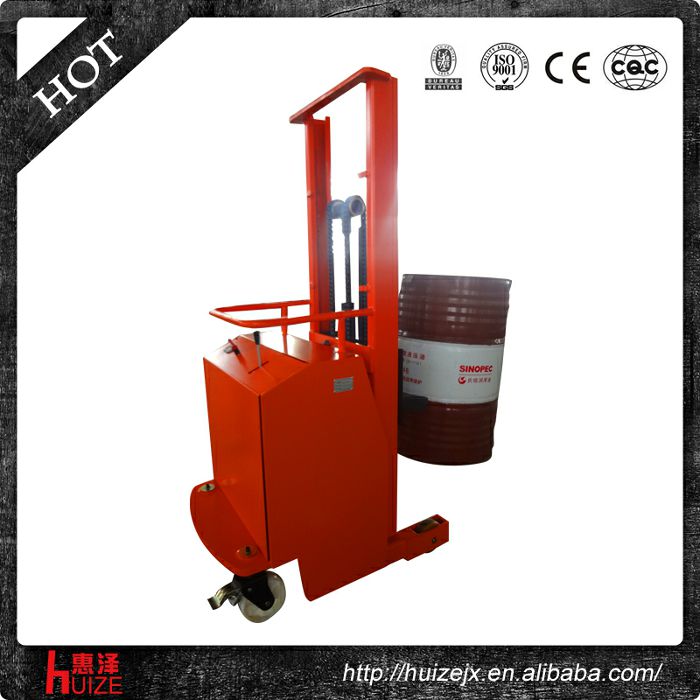 2半電動(dòng)配重油桶車（無(wú)底腿，只堆垛，不翻轉(zhuǎn)）