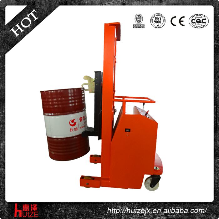 半電動(dòng)配重油桶車（無(wú)底腿，只堆垛，不翻轉(zhuǎn)）